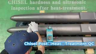 How Manufacturers Test Chisel Hardness After Heat Treatment And Ultrasonic Inspection